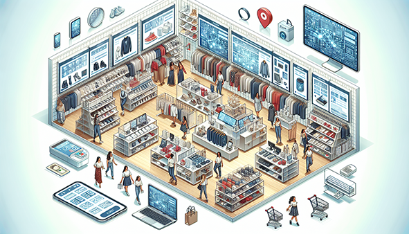 Illustration of a well-organized Shopify store with separate product collections